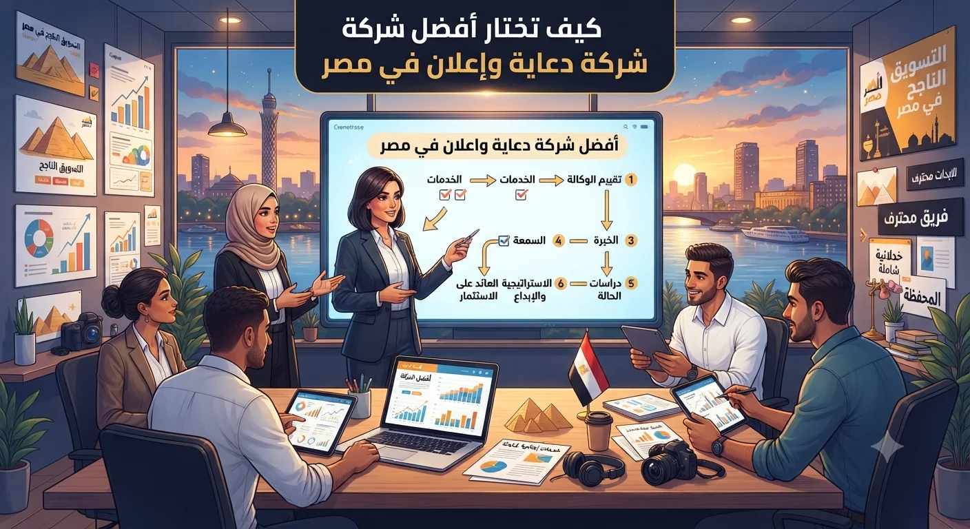 كيف تختار أفضل شركة دعاية وإعلان في مصر لتحقيق أهدافك التسويقية؟