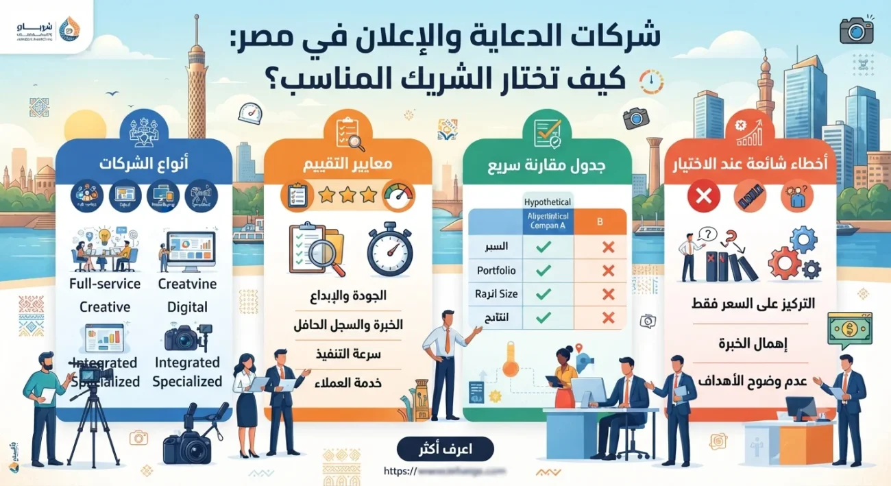أنواع شركات الدعاية والإعلان في مصر