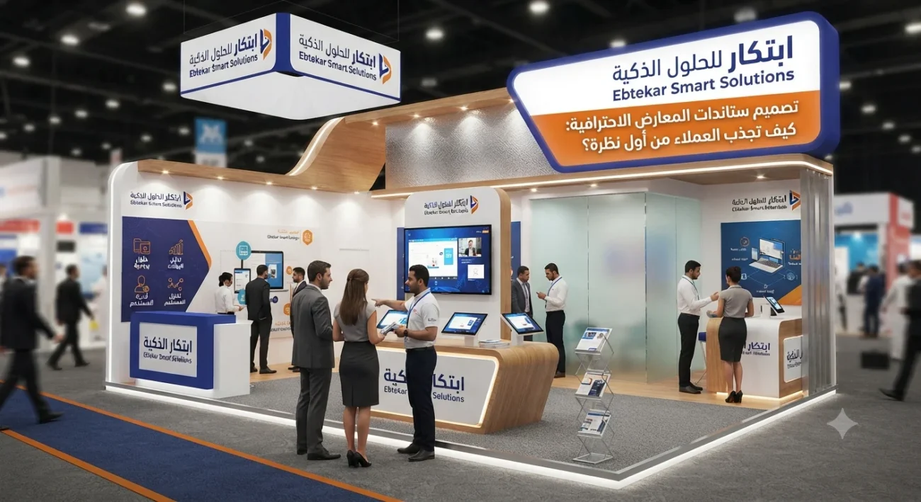 تصميم ستاندات المعارض الاحترافية كيف تجذب العملاء من أول نظرة؟