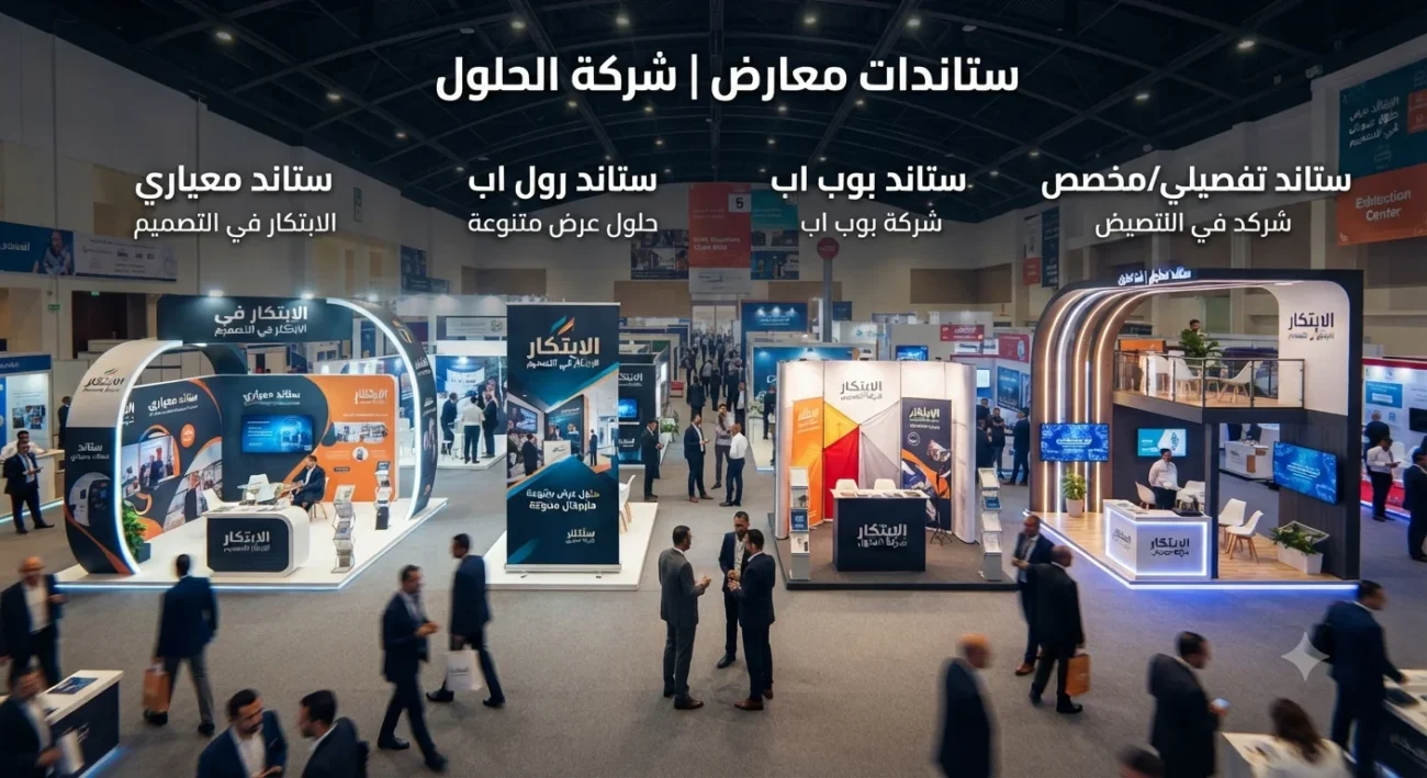 ستاندات المعارض الأنواع والاستخدامات وكيف تختار الأنسب؟
