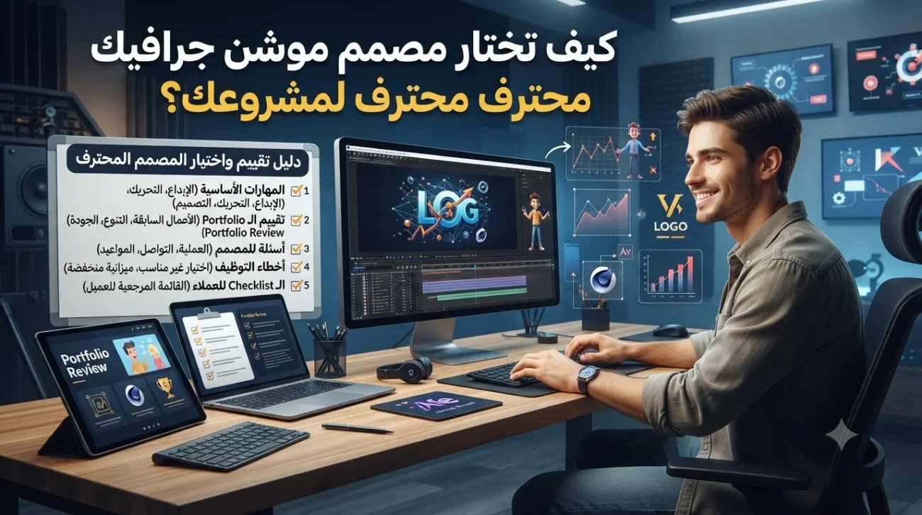 كيف تختار مصمم موشن جرافيك محترف لمشروعك؟